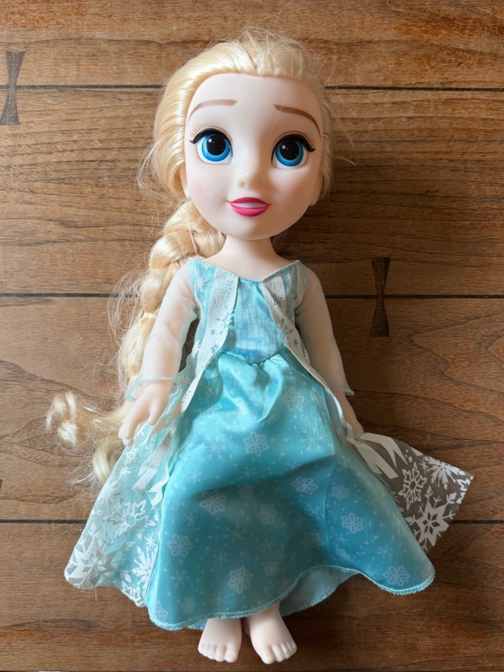 Disney Frozen Elsa Doll 13” | Blue Dress Snowflake Gown Princess Toy